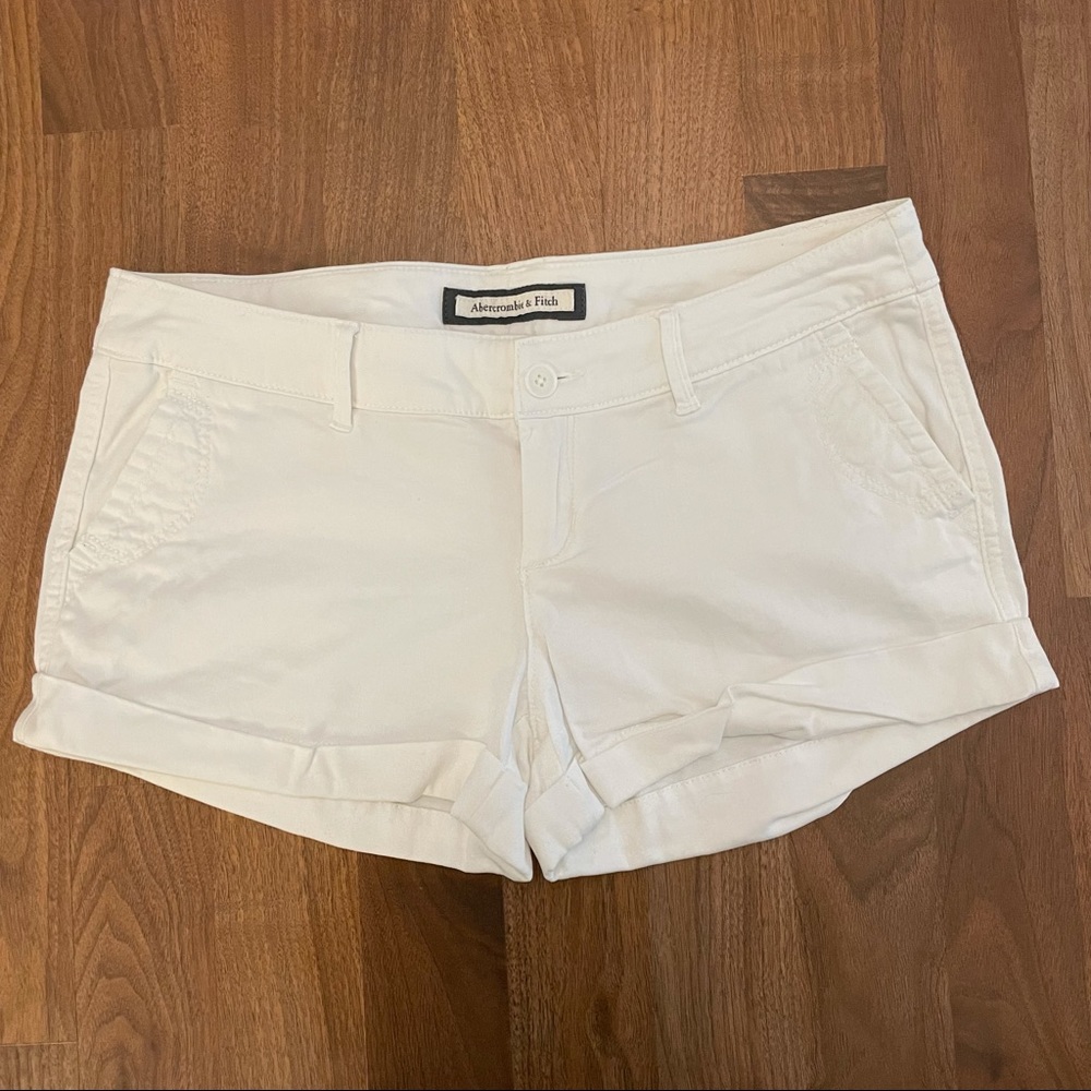 Abercrombie & Fitch White Shorts